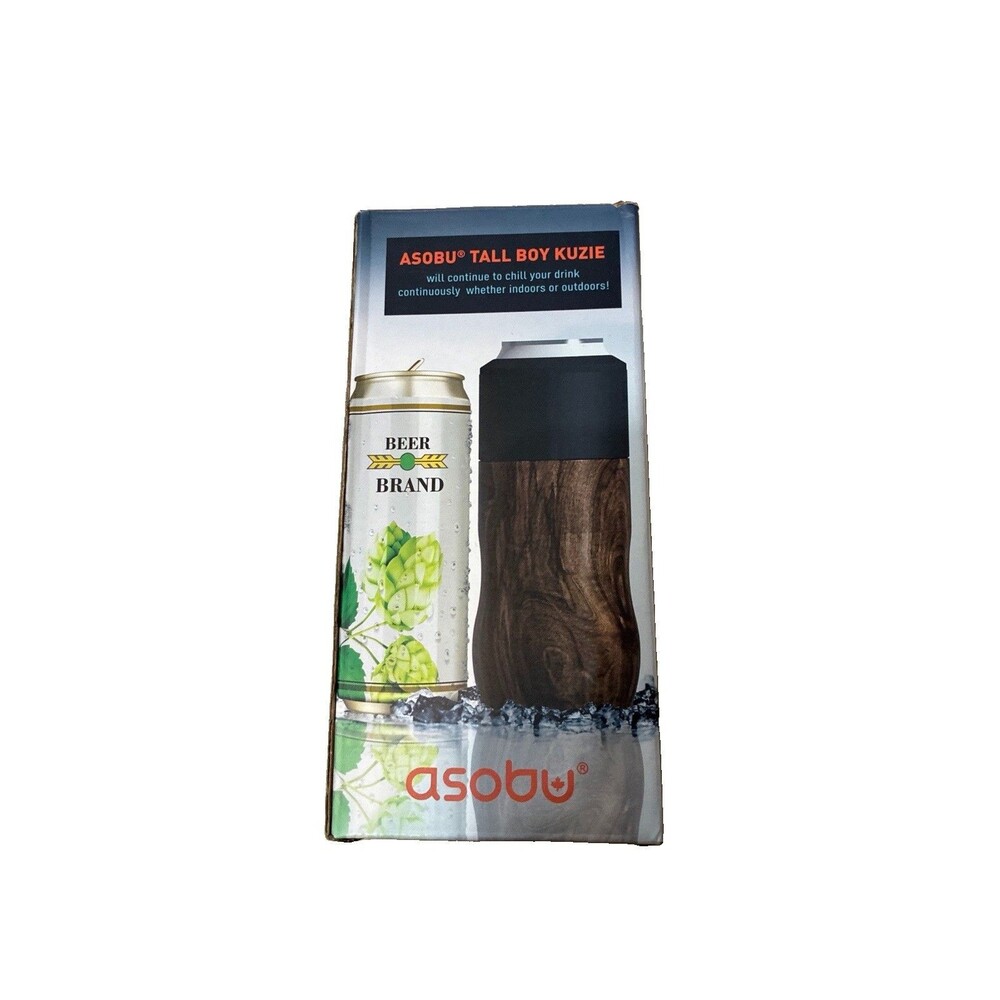 Tall Boy Stainless Steel Kuzie by ASOBU New in Box